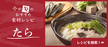 今が旬のおすすめ食材レシピ
