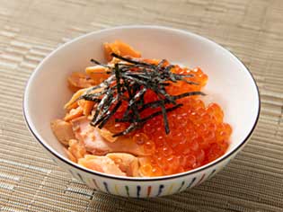 鮭の親子丼
