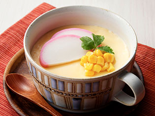 こんぶのスープでスープマグ（茶碗）蒸し