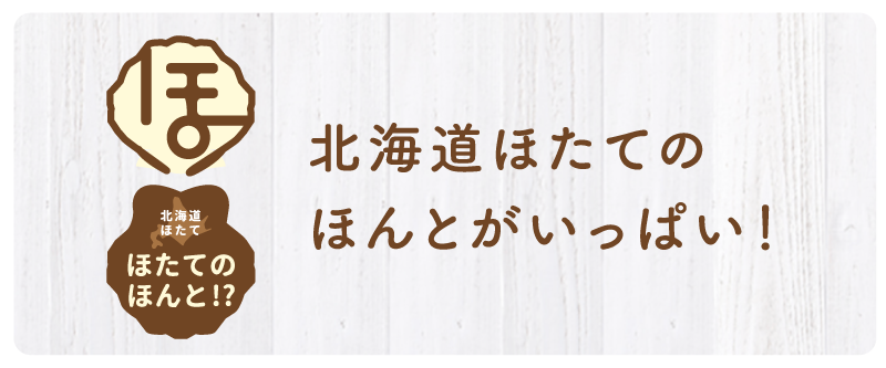 北海道ほたてのほんとがいっぱい！