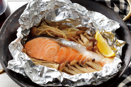 秋鮭料理1