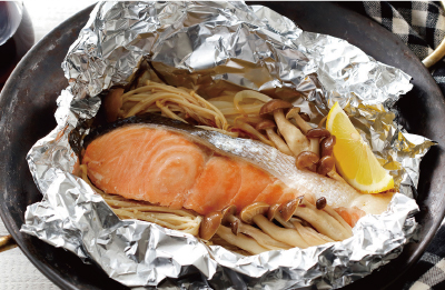 秋鮭料理1